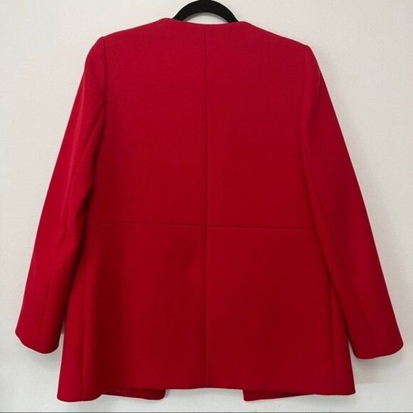 1.2.3 Paris Red Long Blazer Size 8 - Picture 3 of 10